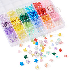 60Pcs 6 Colors Transparent Acrylic Beads&nbsp;TACR-TA0001-53