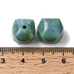 Opaque Acrylic Imitation Gemstone Beads&nbsp;X-OACR-G061-03B