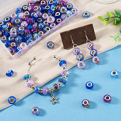90Pcs 9 Styles Resin European Beads&nbsp;RPDL-TA0001-13