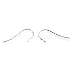Tarnish Resistant 201 Stainless Steel Earring Hooks. Ear Wire&nbsp;STAS-O137-25P-B