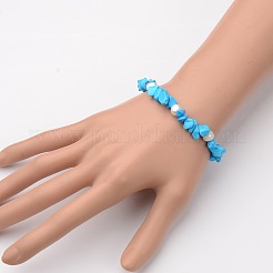 Gemstone Chip Stretch Bracelets&nbsp;BJEW-JB01516-03