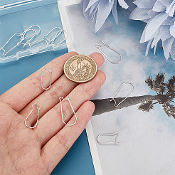 12Pcs 3 Style 925 Sterling Silver Hoop Earrings&nbsp;STER-PH0001-32