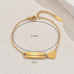 Stainless Steel Link Bracelets&nbsp;IH0298