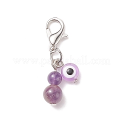 Gemstone Beaded Gourd Feng Shui Pendant Decorations&nbsp;HJEW-JM00698