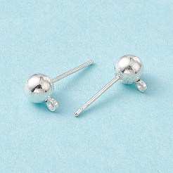 Brass Ball Post Ear Studs&nbsp;EC254-S