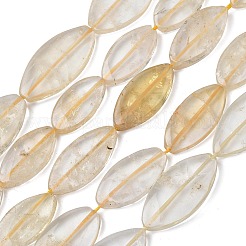 Heated Natural Citrine Beads Strands&nbsp;G-L650-F01-01