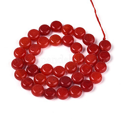 Dyed Natural White Jade Beads Strands&nbsp;G-T143-16M