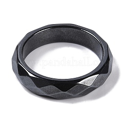 Magnetic Synthetic Hematite Finger Ring for Men Women&nbsp;RJEW-A047-01B
