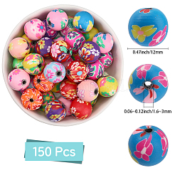 Handmade Polymer Clay Beads&nbsp;CLAY-PA0001-08C