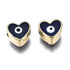 Alloy Enamel Beads&nbsp;PALLOY-Q441-036C-RS