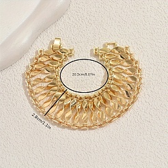 Vintage Alloy Twisted Wave Pattern Link Chain Bracelets for Women&nbsp;JK6002