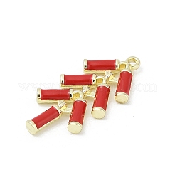 Alloy Enamel Pendants&nbsp;PALLOY-R151-23G