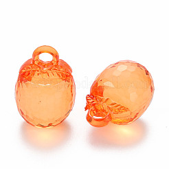 Autumn Theme Transparent Acrylic Pendants&nbsp;TACR-T024-04B-921