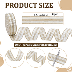 2 Rolls Flat Jute Twine&nbsp;OCOR-PH0036-43C