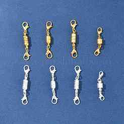 8 Styles Brass Magnetic Clasps Converter&nbsp;KK-FS0001-94