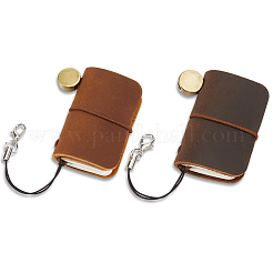 4Pcs 2 Colors Leather Notebook&nbsp;AJEW-CP0006-68A