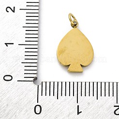 304 Stainless Steel Crystal Rhinestone Pendants&nbsp;STAS-E550-18G