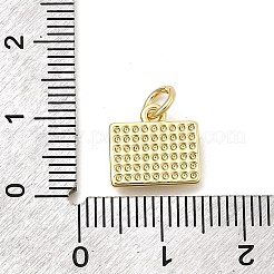 Brass Enamel Charms&nbsp;KK-P338-31G-03