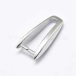 Anti-Tarnish Rhodium Plated 925 Sterling Silver Pendant Bails&nbsp;STER-P034-63P