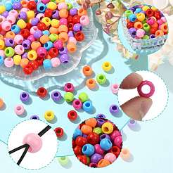 208Pcs Acrylic European Beads&nbsp;OHAR-FS0001-02B
