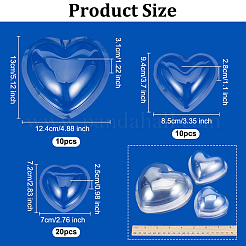 40Pcs 3 Styles Transparent PVC Packing Box&nbsp;FIND-OC0013-59