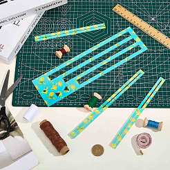 1Pc Acrylic Zipper Pocket Template&nbsp;DIY-CP0013-21