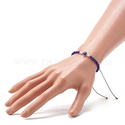 Adjustable Nylon Thread Braided Bead Bracelets Set&nbsp;BJEW-JB06440
