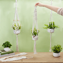 4Pcs 4 Styles Cotton Weaving Rope Wall-Mounted Basket&nbsp;AJEW-OC0015-28