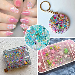 Handmade Polymer Clay Cabochons&nbsp;CLAY-TADJ0001-01G