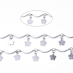 Tarnish Resistant 304 Stainless Steel Curved Bar Link Chains&nbsp;CHS-T004-05
