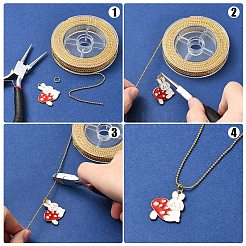 Iron Ball Bead Chains&nbsp;IFIN-YW0001-100G