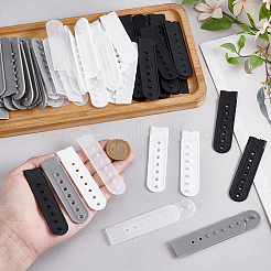 40Pcs 4 Colors Plastic Snapback Strap with 7 Holes&nbsp;FIND-PH0027-58