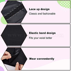 PU Leather Wide Elastic Corset Belts&nbsp;AJEW-WH0263-46C