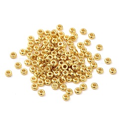 Brass Flat Round Spacer Beads&nbsp;KK-M085-19G-NR