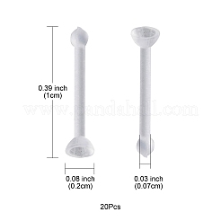 Acrylic Nose Bone Ring&nbsp;AJEW-YW0001-06E