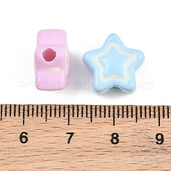 Baking Paint Opaque Acrylic Beads&nbsp;AC-CBA15BB-05