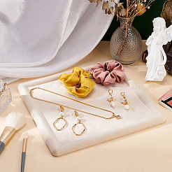 Square Wood Covered with Velvet Jewelry Display Trays&nbsp;ODIS-WH0329-41B