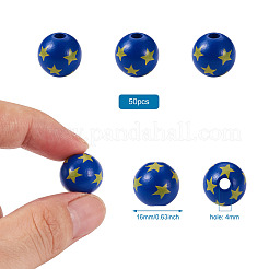 Natural Wooden Beads&nbsp;WOOD-TAC0010-04A