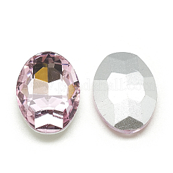 Pointed Back Glass Rhinestone Cabochons&nbsp;RGLA-T080-10x14mm-10