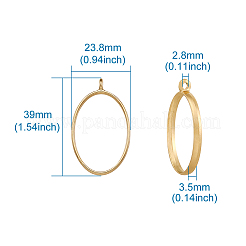Rack Plating Alloy Open Back Bezel Pendants&nbsp;PALLOY-TA0001-10G