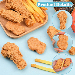 17Pcs 5 Styles Artificial Plastic Model&nbsp;DJEW-SC0001-18
