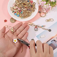 1 Bag DIY Keychain Kit&nbsp;DIY-GL0007-19B