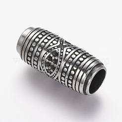 304 Stainless Steel Magnetic Clasps&nbsp;STAS-E136-32