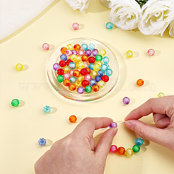 200Pcs Transparent Acrylic Beads&nbsp;OACR-PH0004-84
