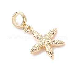 4Pcs 4 Styles Ocean Theme Brass European Dangle Charms&nbsp;PALLOY-JF04527
