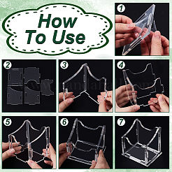 4 Bags Acrylic Business Cards Holder&nbsp;AJEW-NB0008-87