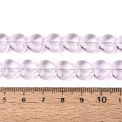 Baking Paint Transparent Glass Beads Strands&nbsp;DGLA-N021-01B-04