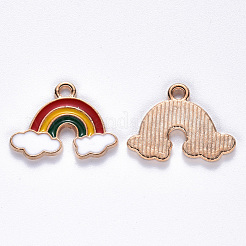 Alloy Enamel Pendants&nbsp;X-ENAM-N054-011A