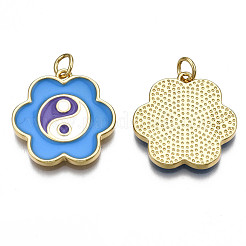 Brass Enamel Pendants&nbsp;KK-Q769-009-NF