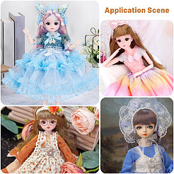3Pcs 3 Colors PP Doll Wig Long Curly Hair&nbsp;DIY-GL0006-21A